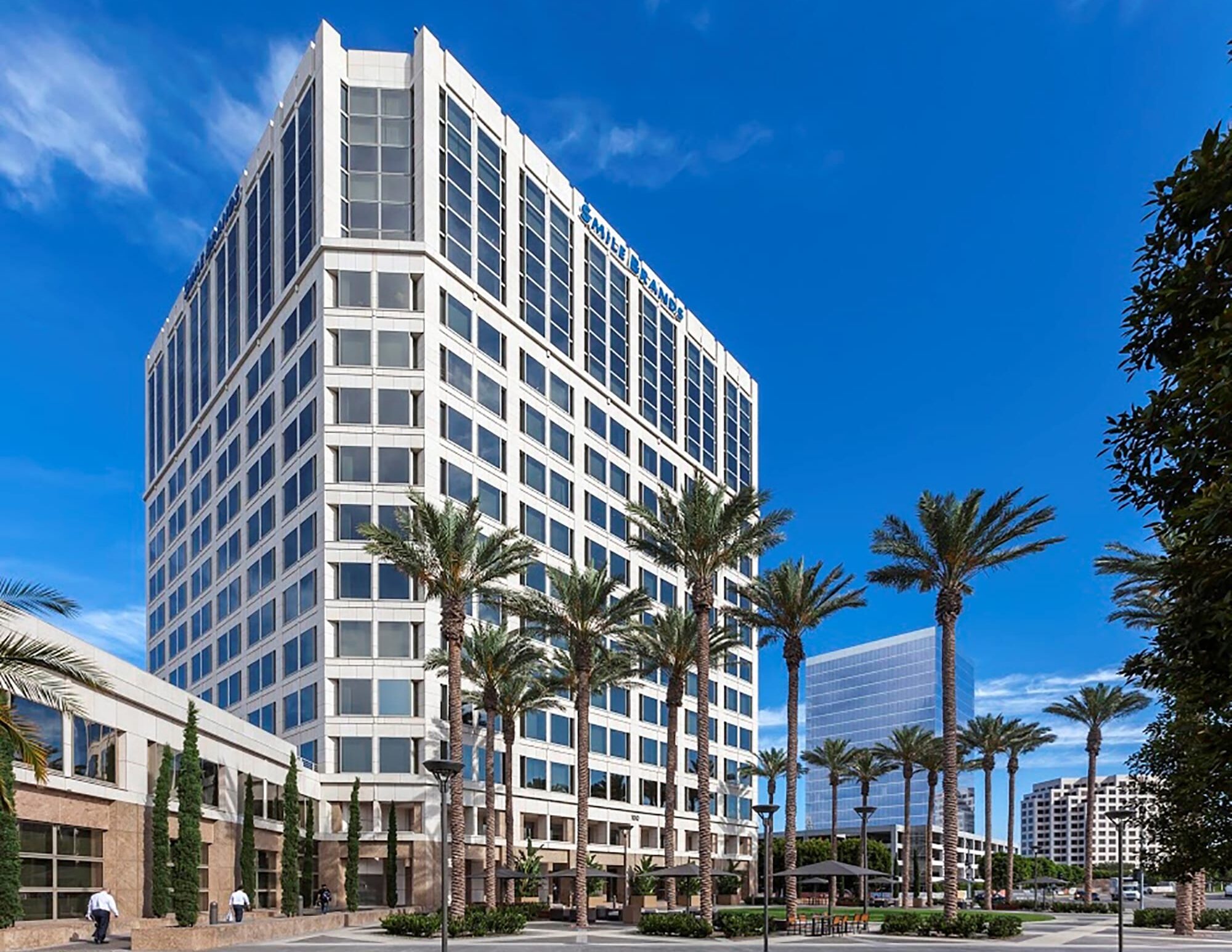 Exterior of the prestigious Spectrum Building in Orange County, California