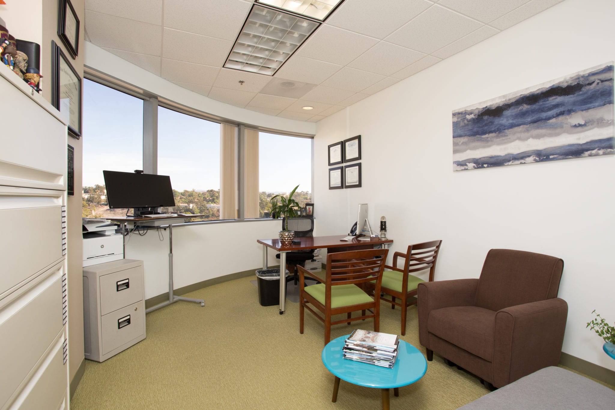 Private office space with stunning view of Laguna Niguel