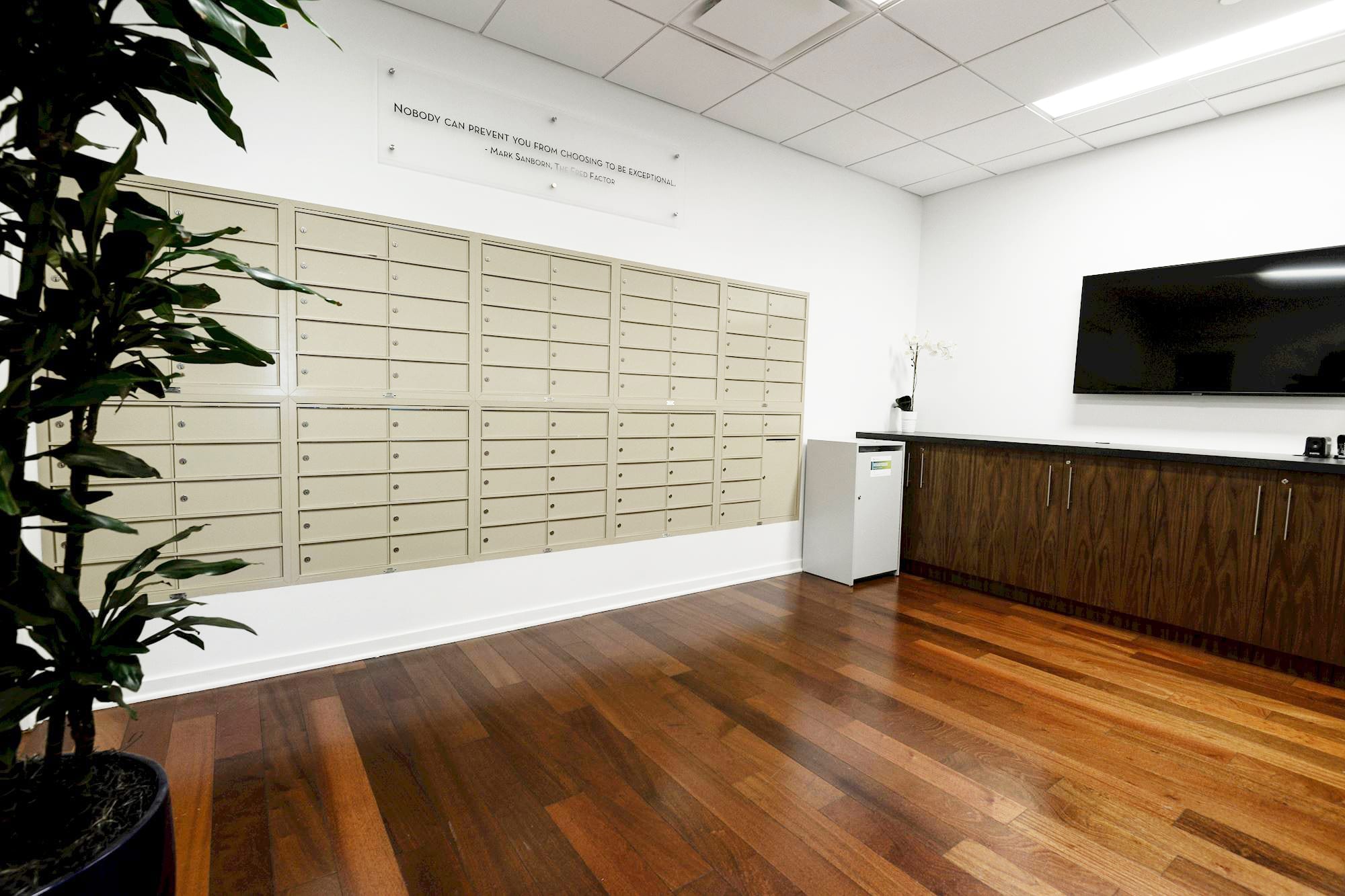 Mailboxes at the Carr Workplaces at Reston Town Center