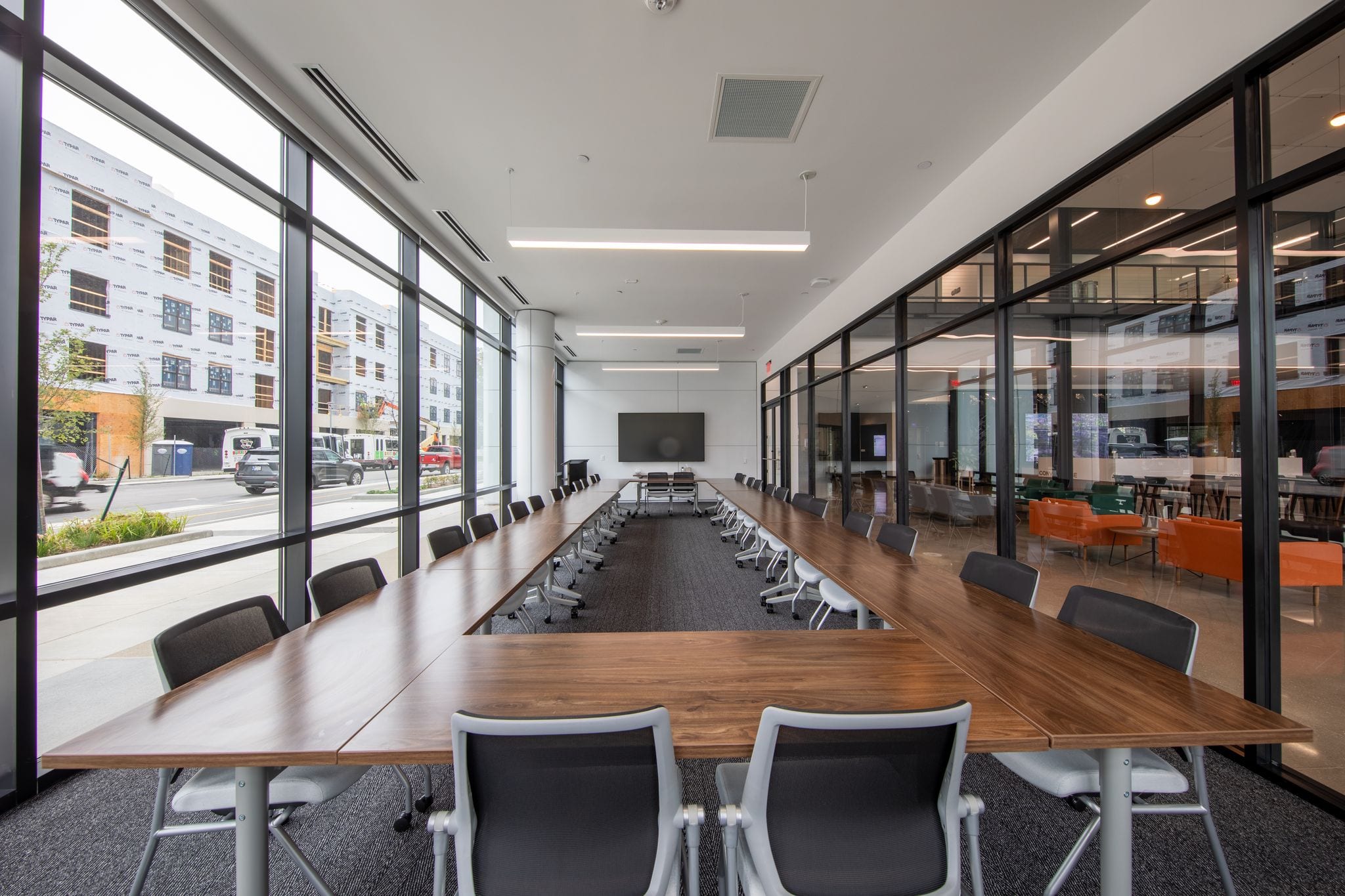 Large corporate event venue at Purdue University