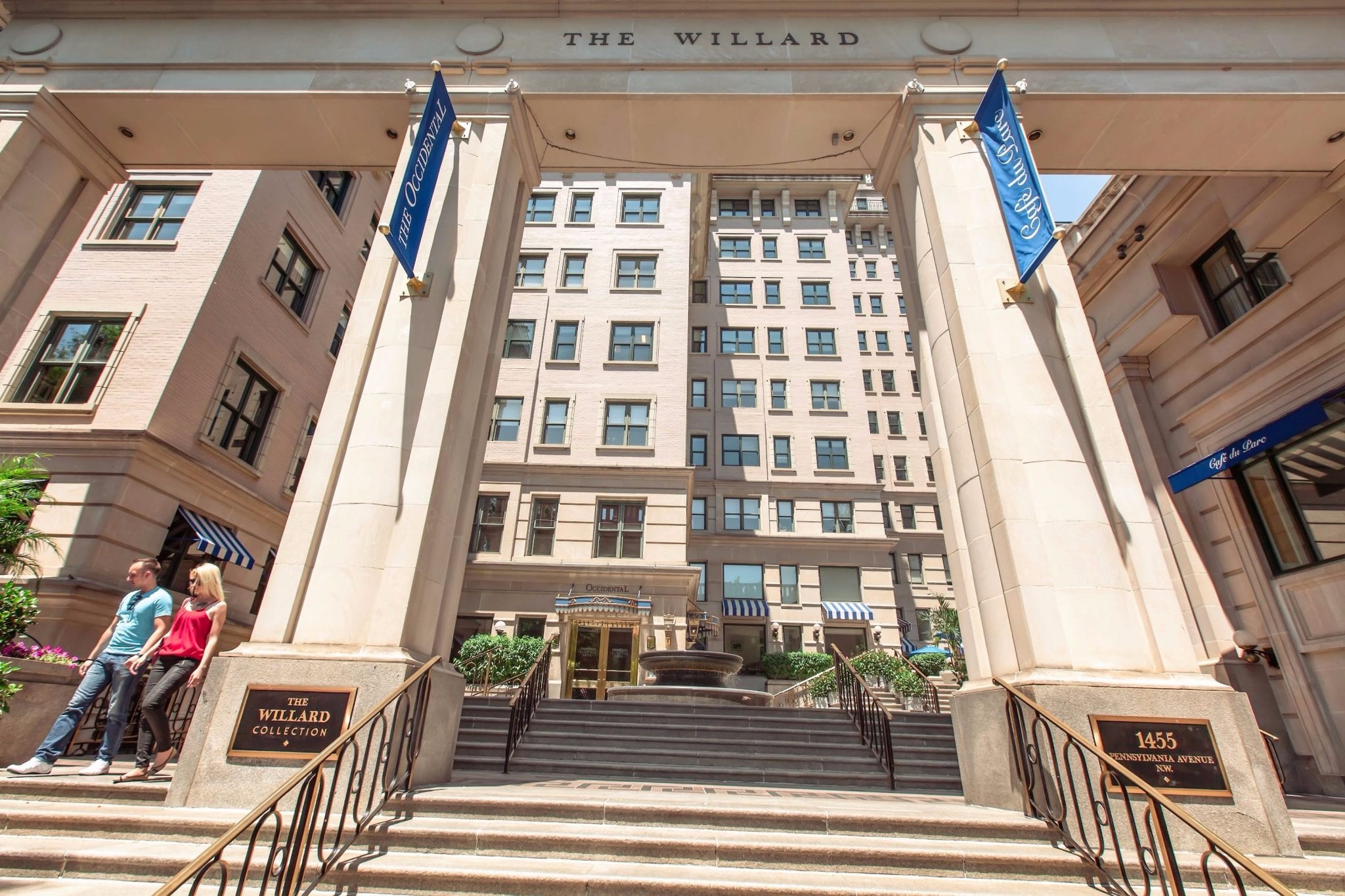 Steps leading up to the Willard office location